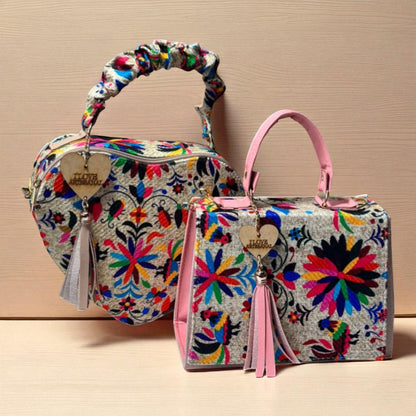 Dúo de bolsas sintéticas de alta calidad  mamá hija