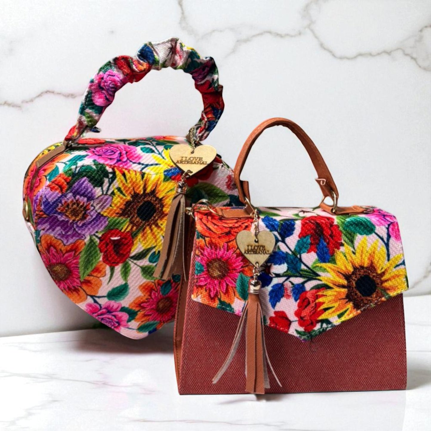 Dúo de bolsas sintéticas de alta calidad  mamá hija