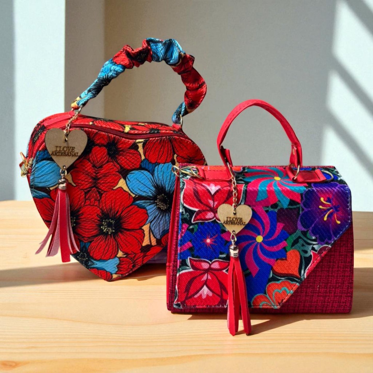 Dúo de bolsas sintéticas de alta calidad  mamá hija