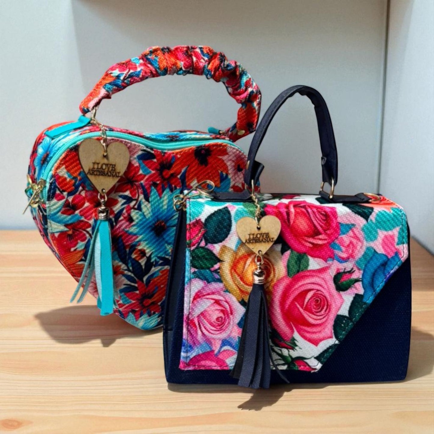 Dúo de bolsas sintéticas de alta calidad  mamá hija