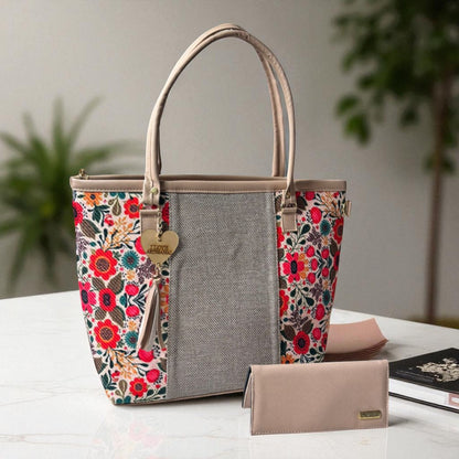 Bolsa artesanal BEATRIZ grande girasoles amarilla mujer elegante moderna resistente ideal regalo