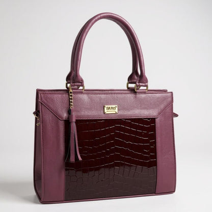 Bolsa de dama Catalina elegante lujo moderna grande cuero vegano premium negra