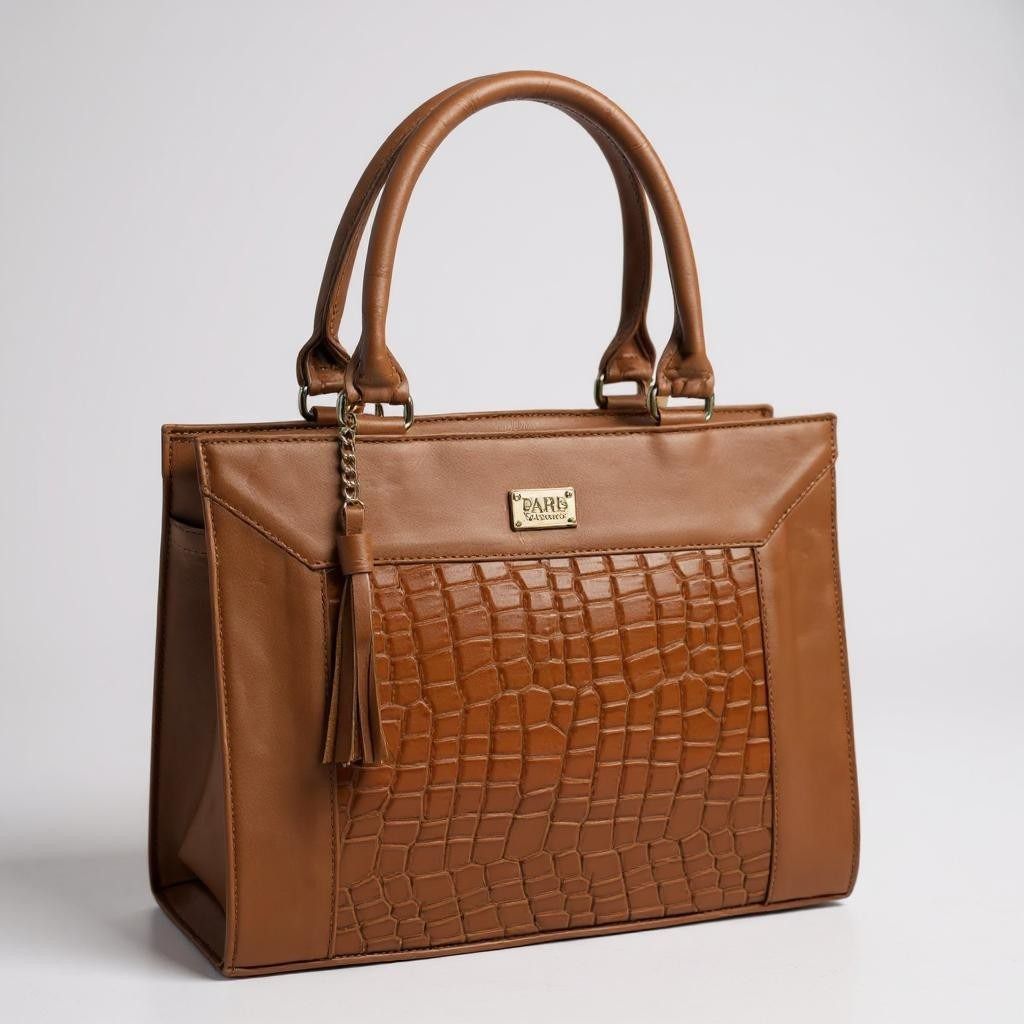 Bolsa de dama Catalina elegante lujo moderna grande cuero vegano premium negra