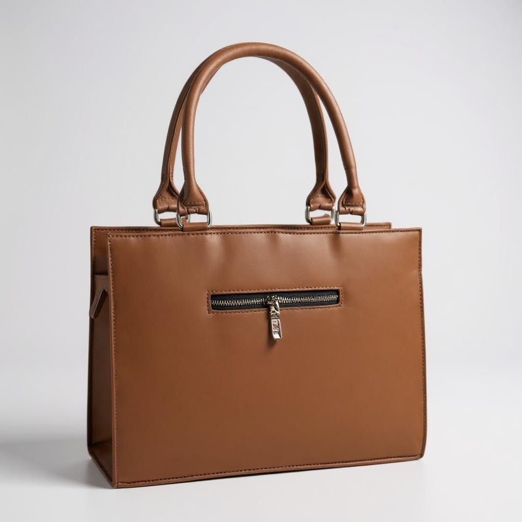 Bolsa de dama Catalina elegante lujo moderna grande cuero vegano premium negra