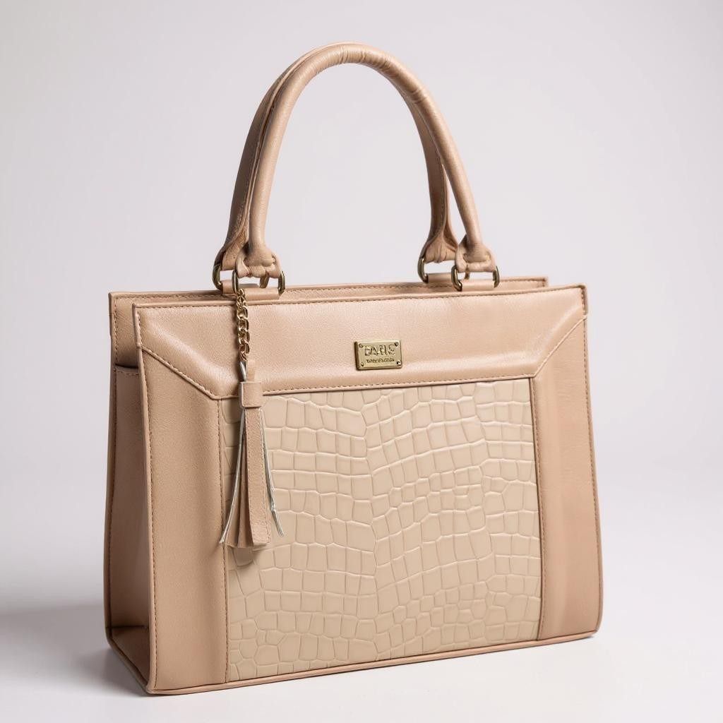 Bolsa de dama Catalina elegante lujo moderna grande cuero vegano premium negra