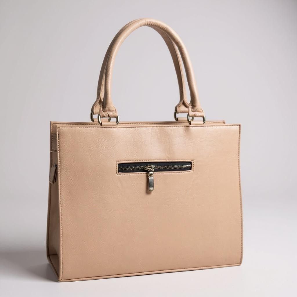 Bolsa de dama Catalina elegante lujo moderna grande cuero vegano premium negra