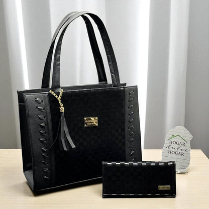 Bolsa FABIOLA elegante mujer diseño croco azul café blanco, ideal para revender