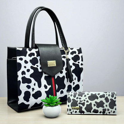 Bolsa negra BARBARA elegante para dama con diseño exclusivo, moderna, espaciosa e ideal revender