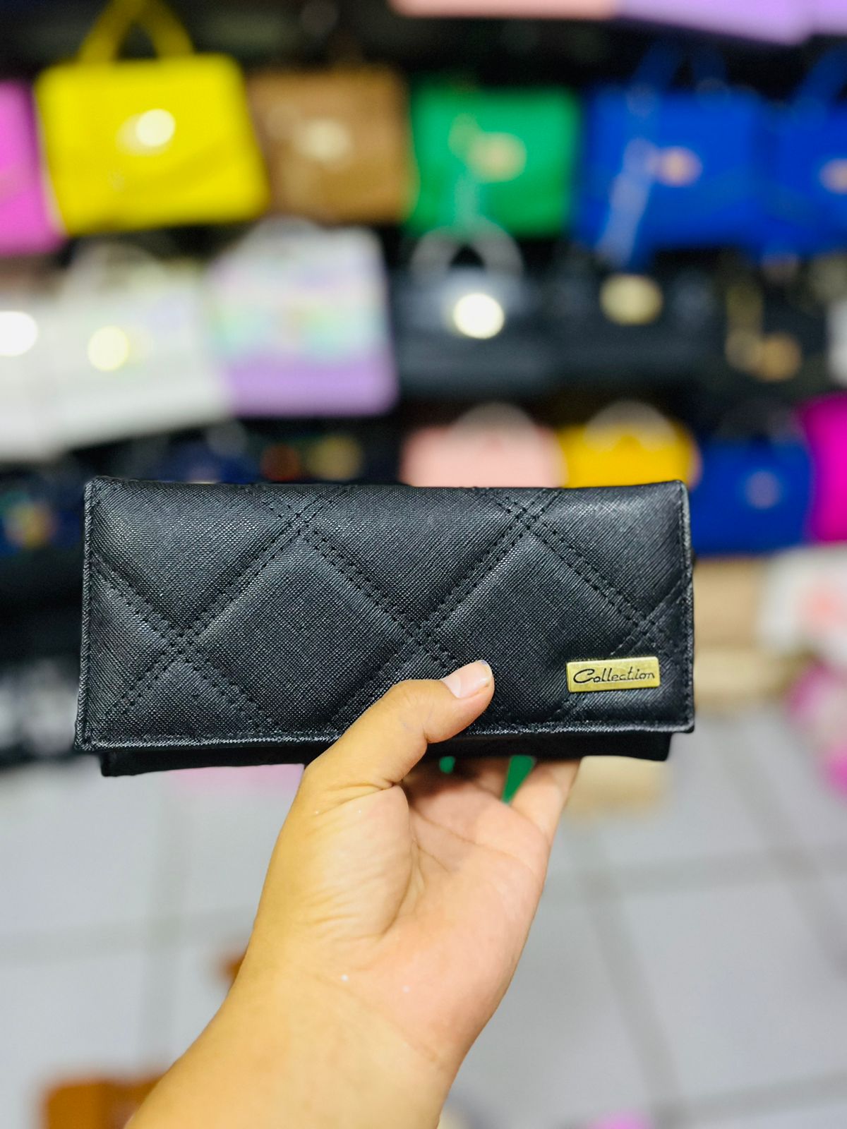 Cartera Negra Acolchada Collection | Dama Elegante y Sofisticada | Práctica y Moderna