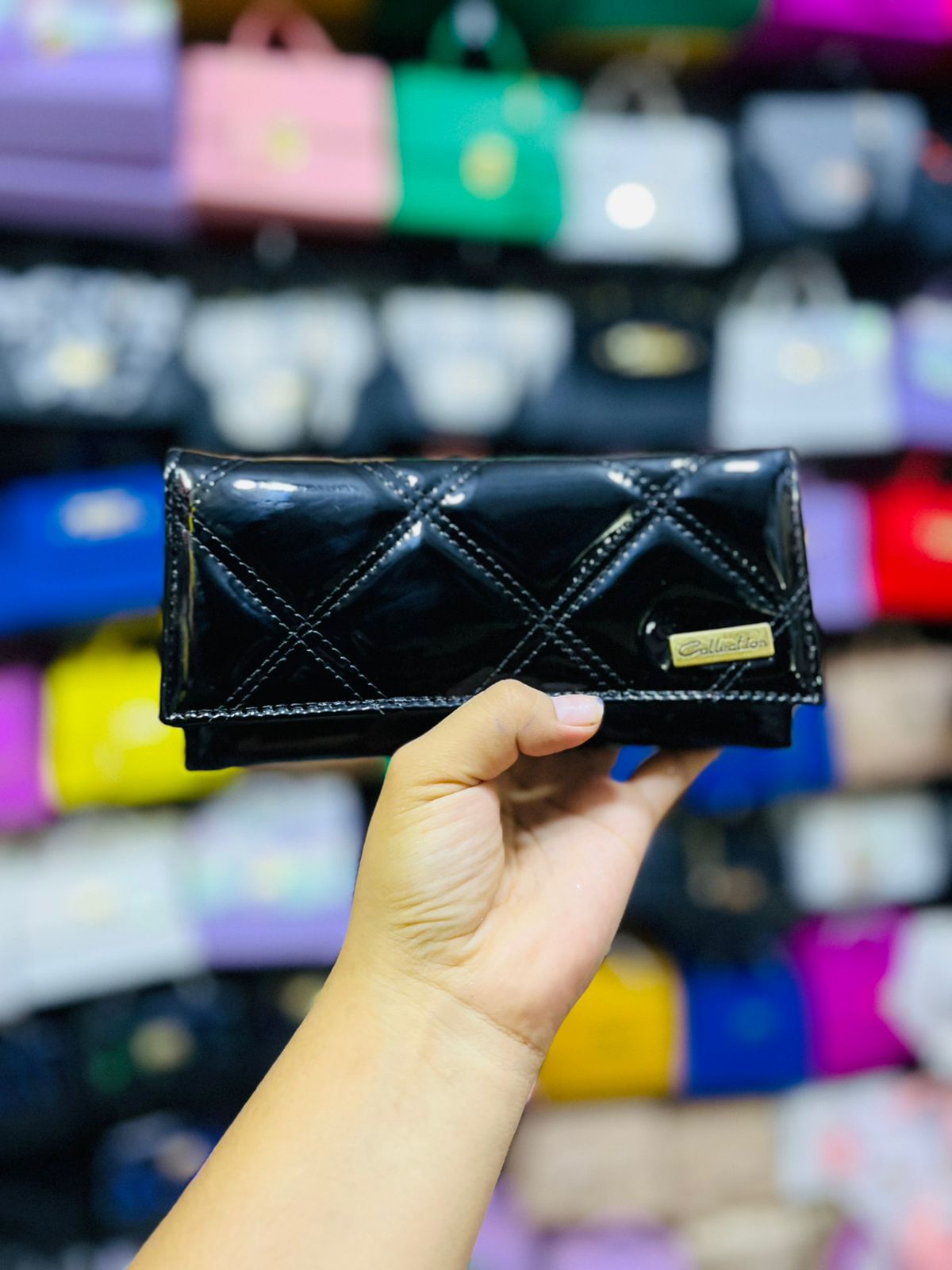 Cartera Negra Acolchada Collection | Dama Elegante y Sofisticada | Práctica y Moderna