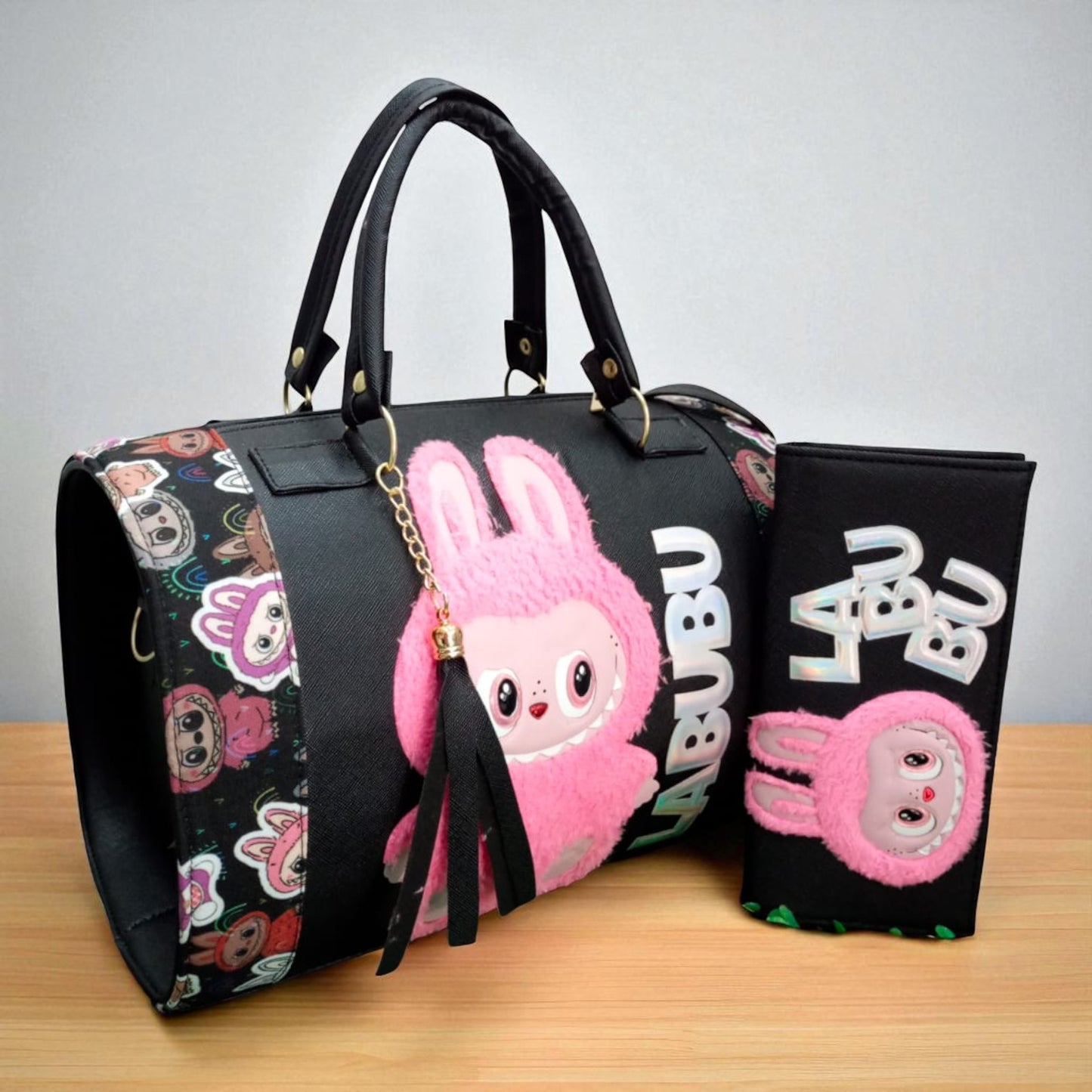 Bolsa de dama Personajes divertida moderna exclusiva morada sintética alta calidad duradera