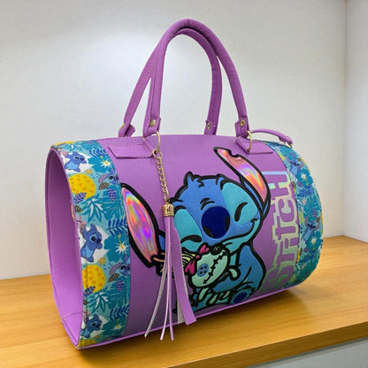 Bolsa de dama Personajes divertida moderna exclusiva morada sintética alta calidad duradera