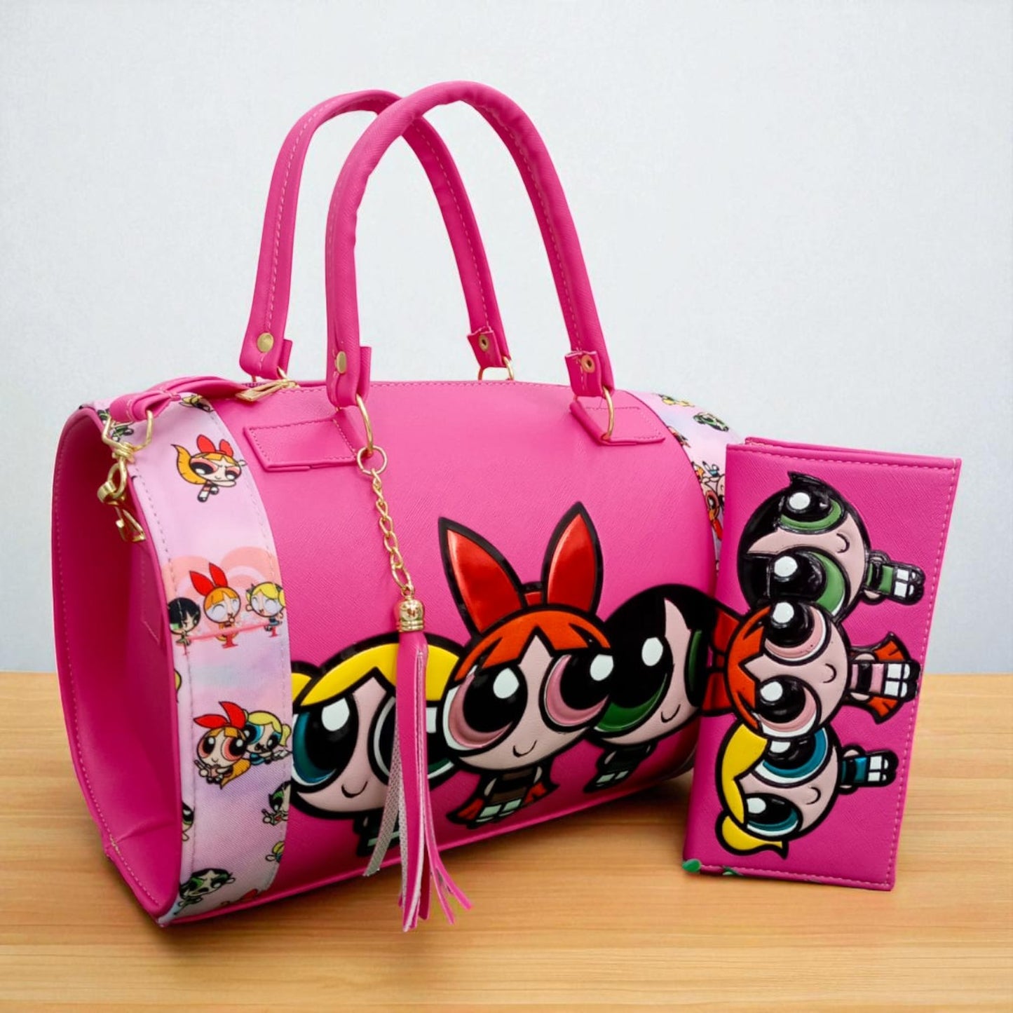 Bolsa de dama Personajes divertida moderna exclusiva morada sintética alta calidad duradera