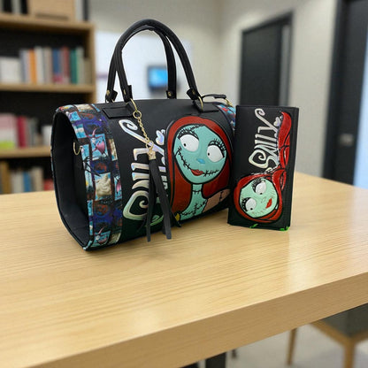 Bolsa de dama Personajes divertida moderna exclusiva morada sintética alta calidad duradera