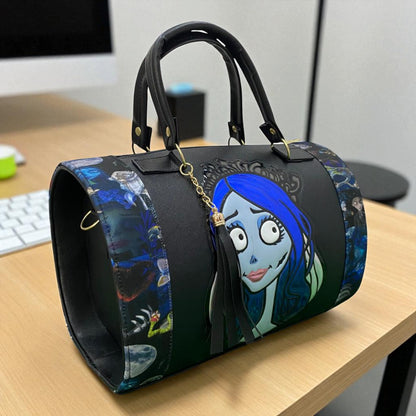 Bolsa de dama Personajes divertida moderna exclusiva morada sintética alta calidad duradera