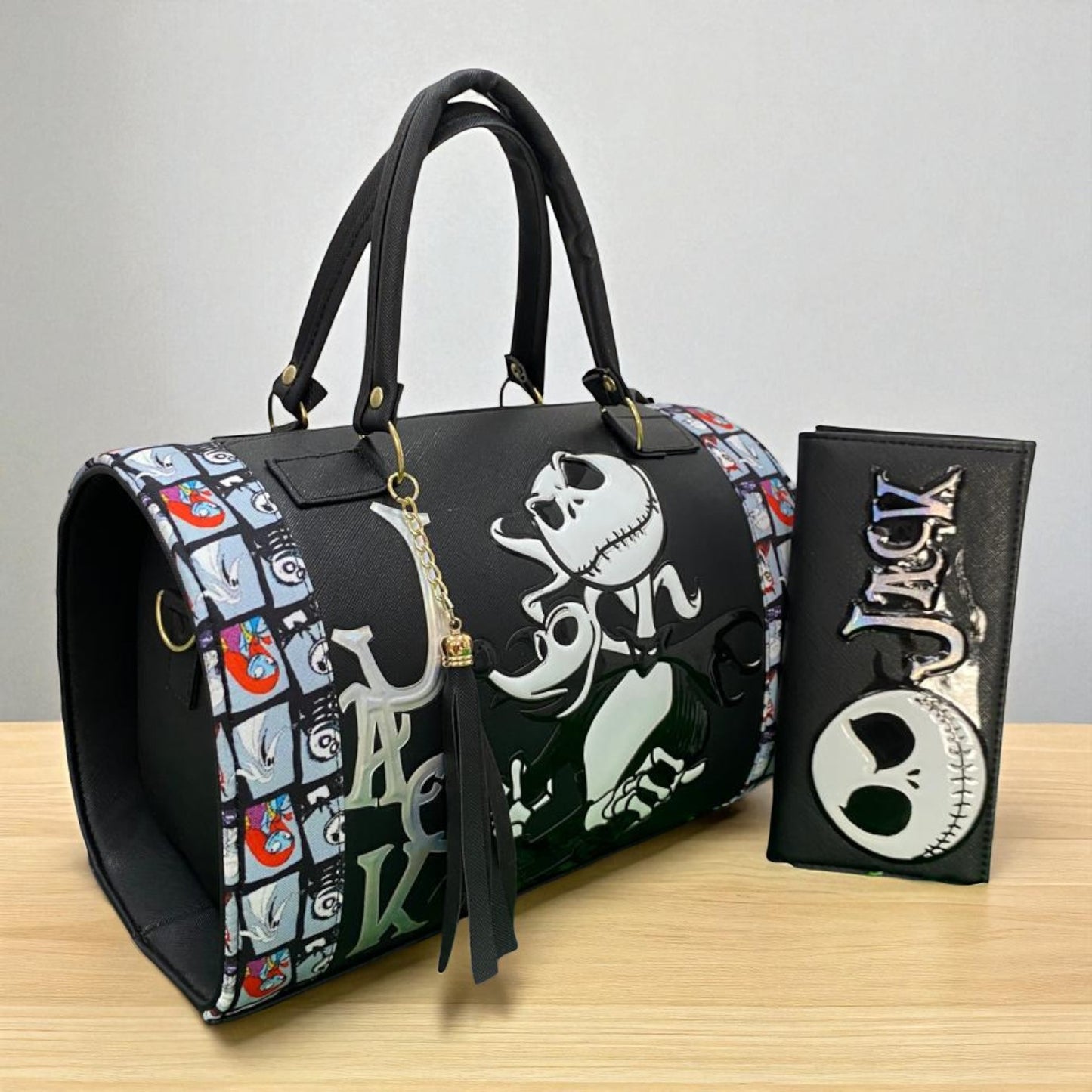 Bolsa de dama Personajes divertida moderna exclusiva morada sintética alta calidad duradera