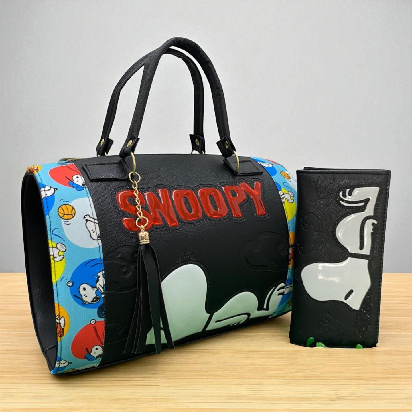 Bolsa de dama Personajes divertida moderna exclusiva morada sintética alta calidad duradera