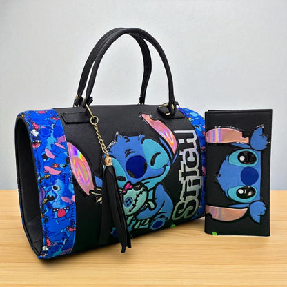 Bolsa de dama Personajes divertida moderna exclusiva morada sintética alta calidad duradera