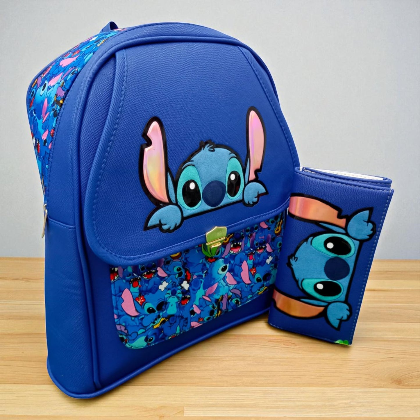 MOCHILA de dama Personajes divertida moderna exclusiva morada sintética alta calidad duradera