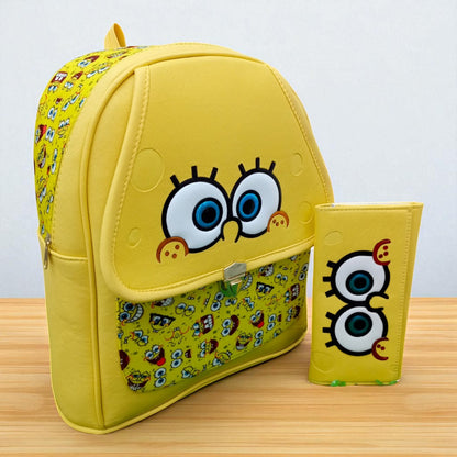 MOCHILA de dama Personajes divertida moderna exclusiva morada sintética alta calidad duradera