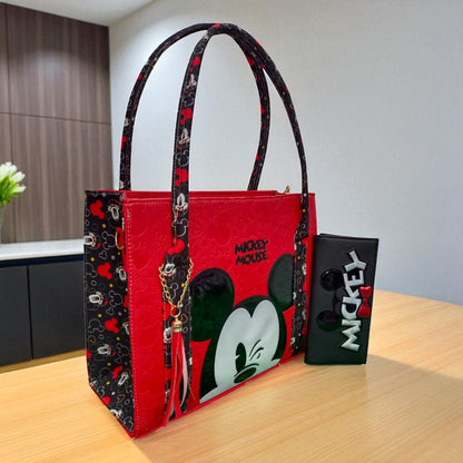 Bolsa de dama Personajes divertida moderna exclusiva morada sintética alta calidad duradera