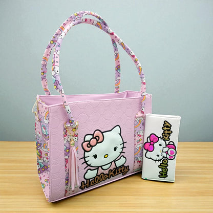 Bolsa de dama Personajes divertida moderna exclusiva morada sintética alta calidad duradera