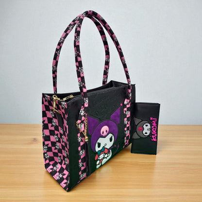 Bolsa de dama Personajes divertida moderna exclusiva morada sintética alta calidad duradera