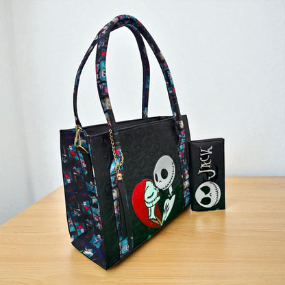 Bolsa de dama Personajes divertida moderna exclusiva morada sintética alta calidad duradera