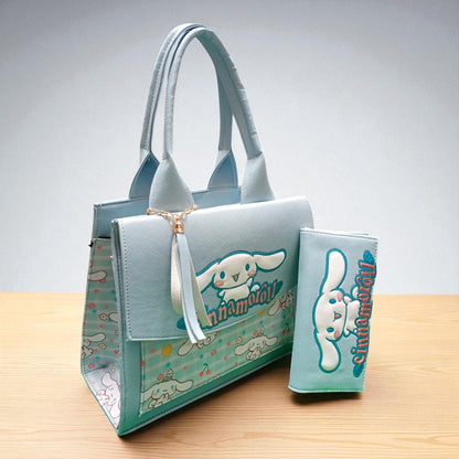 Bolsa de dama Personajes divertida moderna exclusiva morada sintética alta calidad duradera