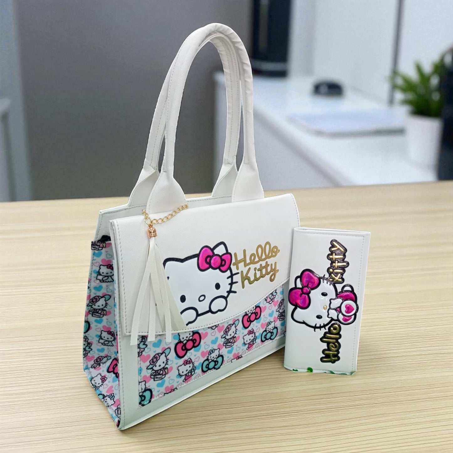 Bolsa de dama Personajes divertida moderna exclusiva morada sintética alta calidad duradera