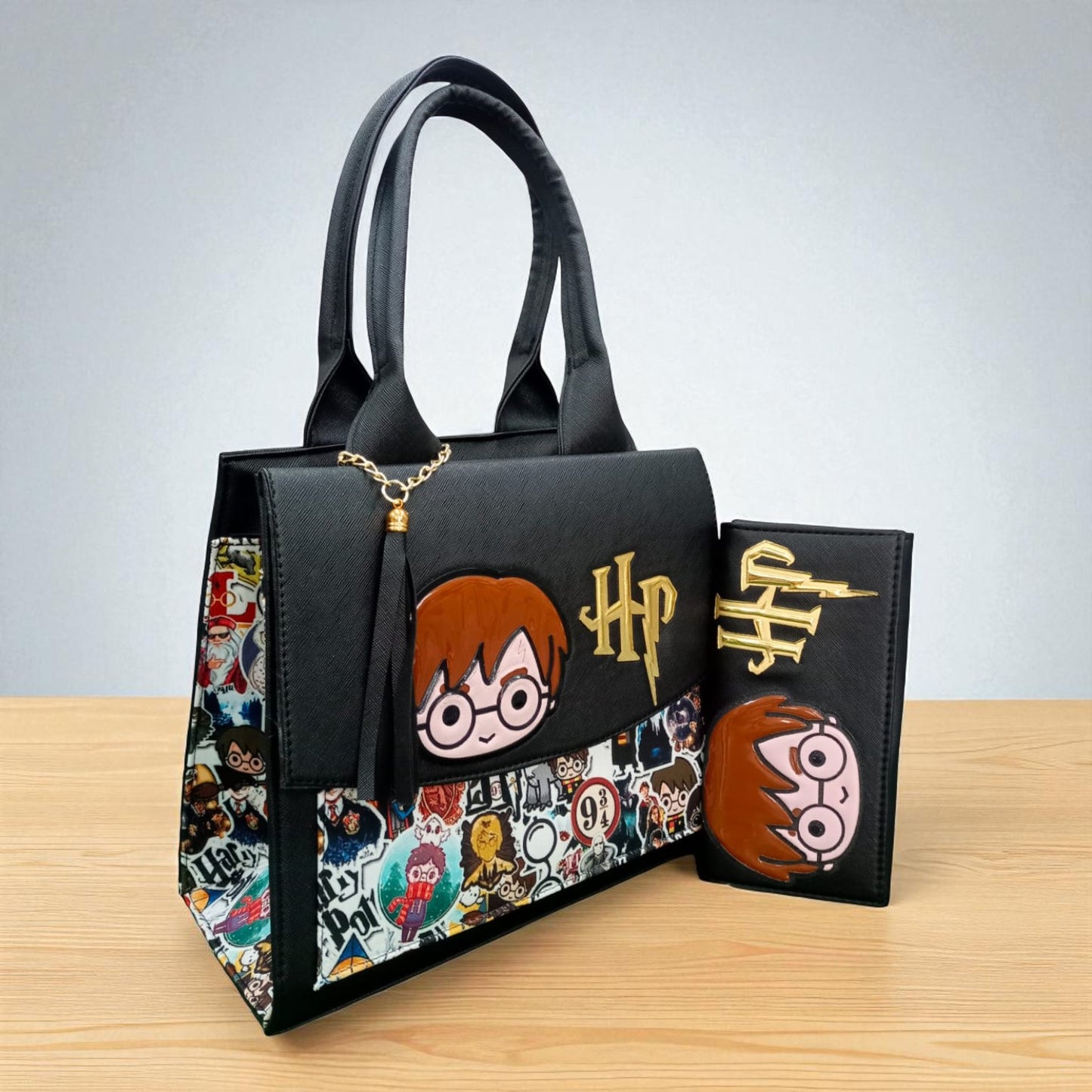 Bolsa de dama Personajes divertida moderna exclusiva morada sintética alta calidad duradera