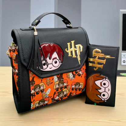 Bolsa de dama Personajes divertida moderna exclusiva morada sintética alta calidad duradera