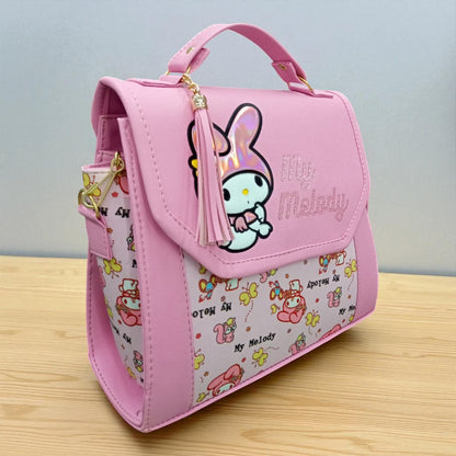 Bolsa de dama Personajes divertida moderna exclusiva morada sintética alta calidad duradera