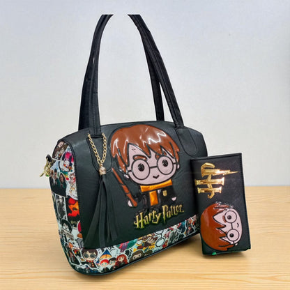 Bolsa de dama Personajes divertida moderna exclusiva morada sintética alta calidad duradera