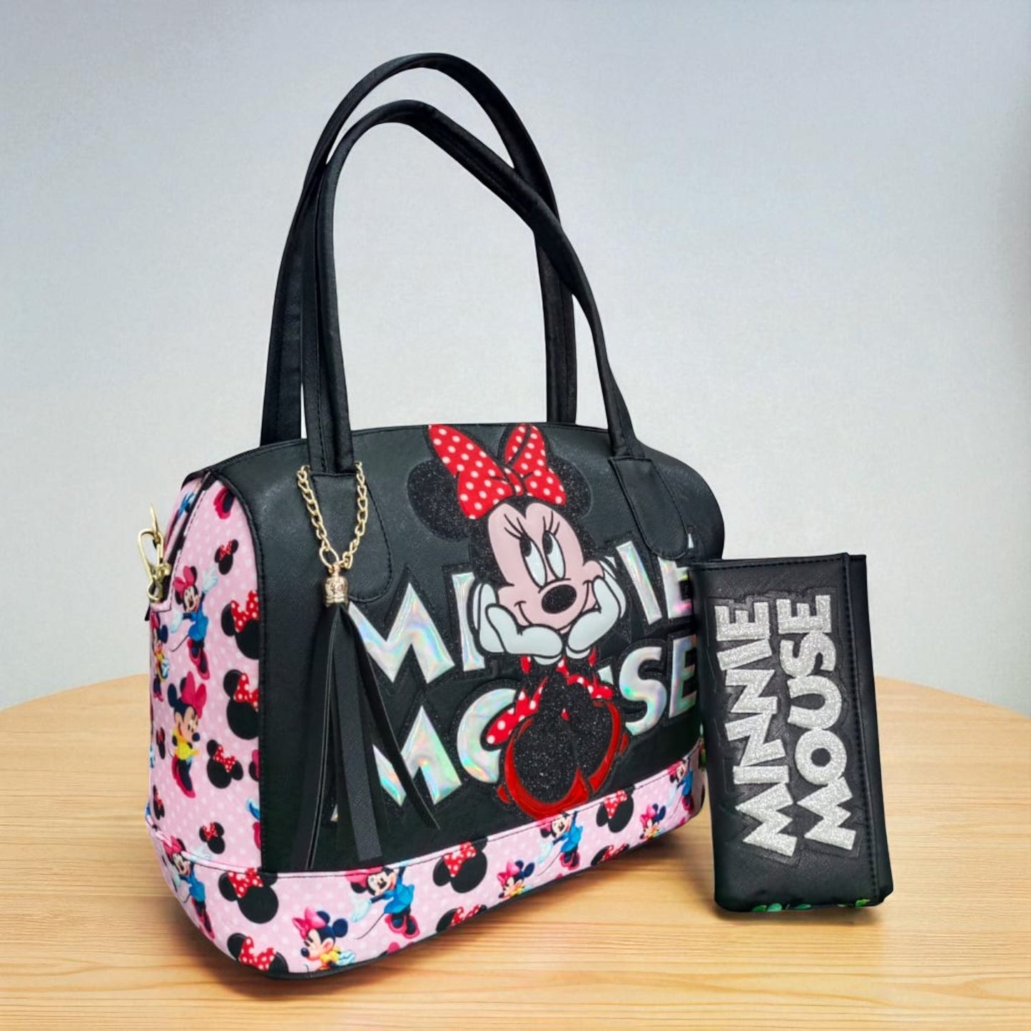 Bolsa de dama Personajes divertida moderna exclusiva morada sintética alta calidad duradera