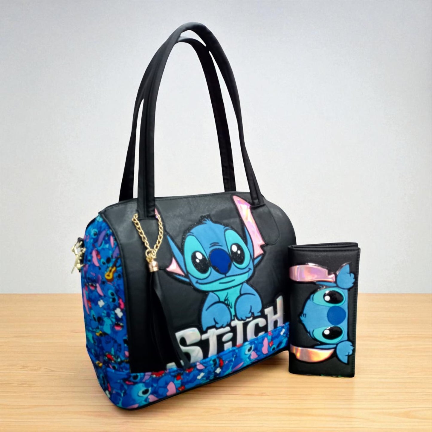 Bolsa de dama Personajes divertida moderna exclusiva morada sintética alta calidad duradera