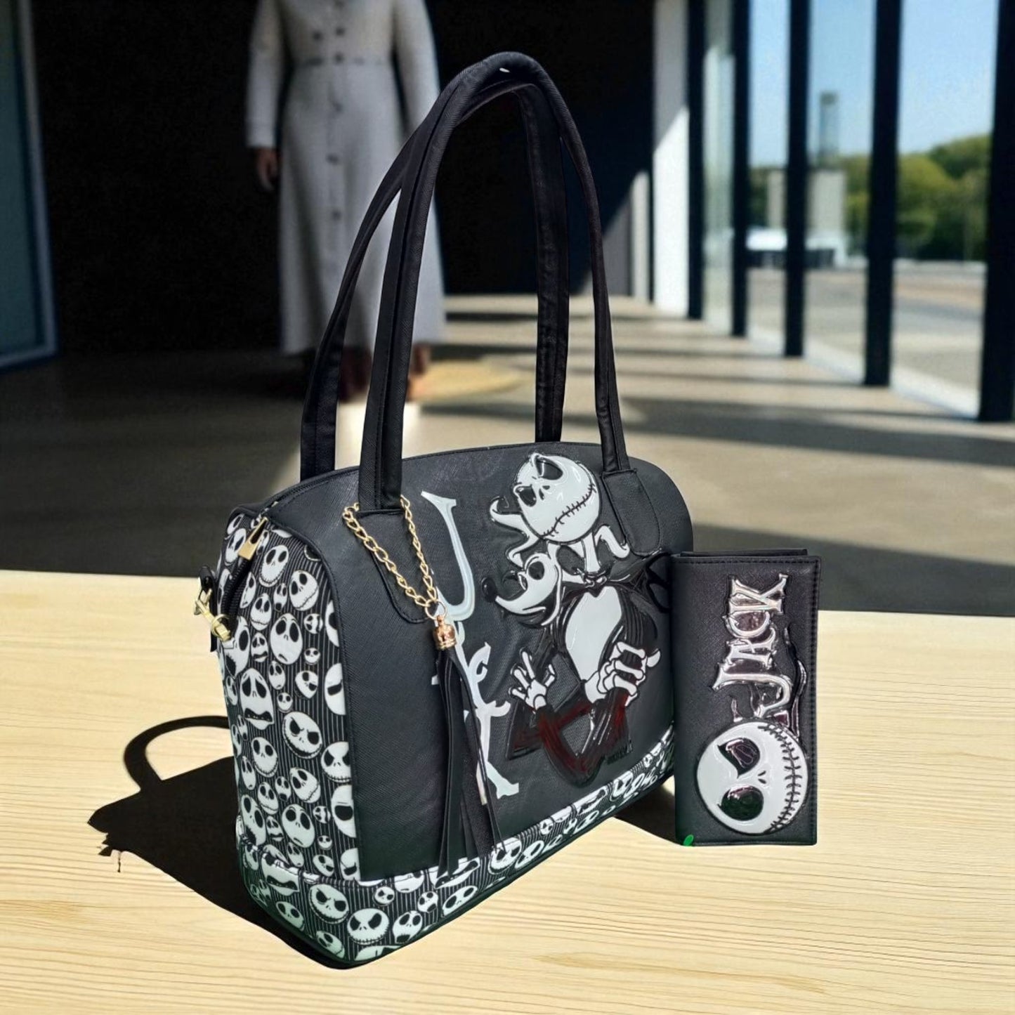 Bolsa de dama Personajes divertida moderna exclusiva morada sintética alta calidad duradera