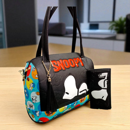 Bolsa de dama Personajes divertida moderna exclusiva morada sintética alta calidad duradera