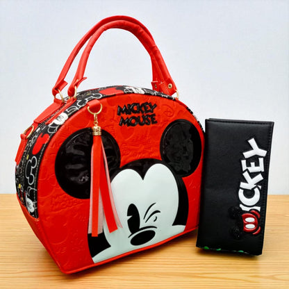 Bolsa de dama Personajes divertida moderna exclusiva morada sintética alta calidad duradera