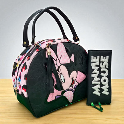 Bolsa de dama Personajes divertida moderna exclusiva morada sintética alta calidad duradera