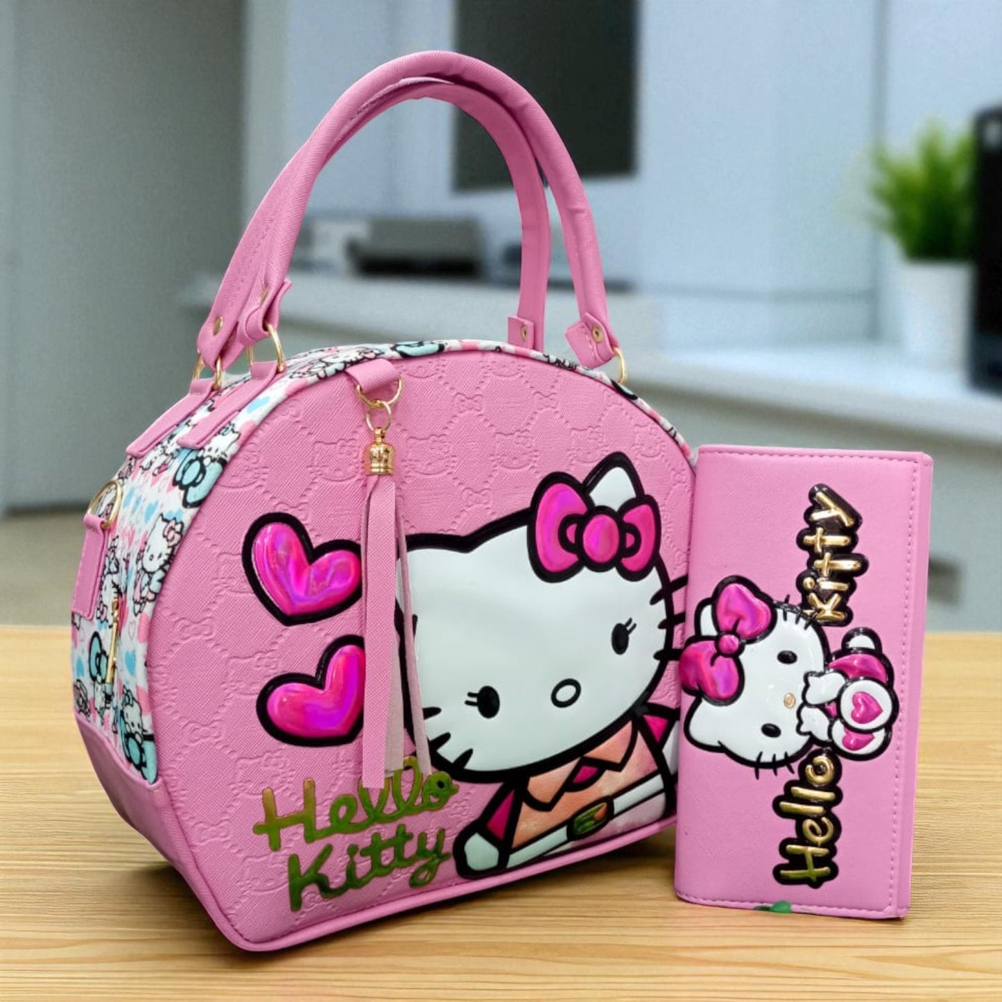 Bolsa de dama Personajes divertida moderna exclusiva morada sintética alta calidad duradera