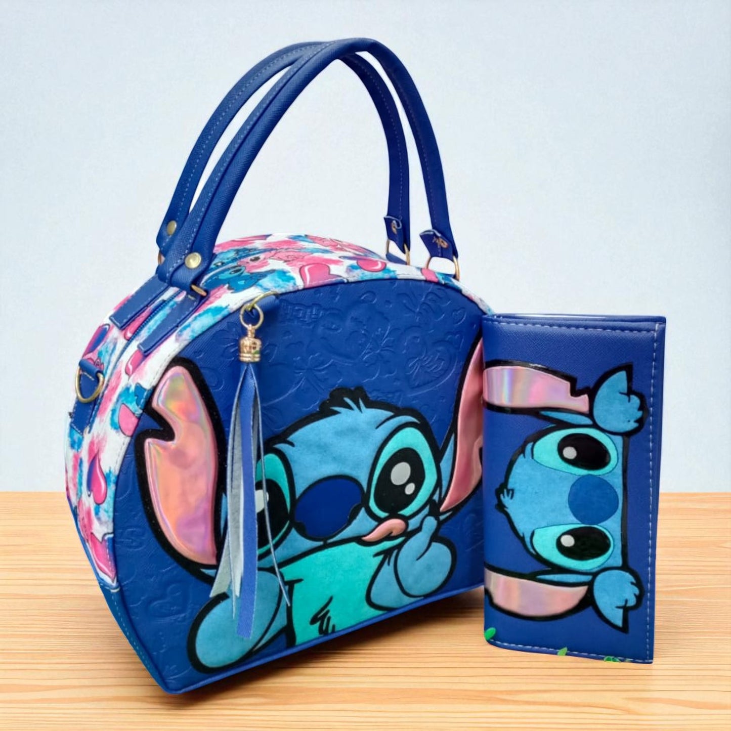 Bolsa de dama Personajes divertida moderna exclusiva morada sintética alta calidad duradera