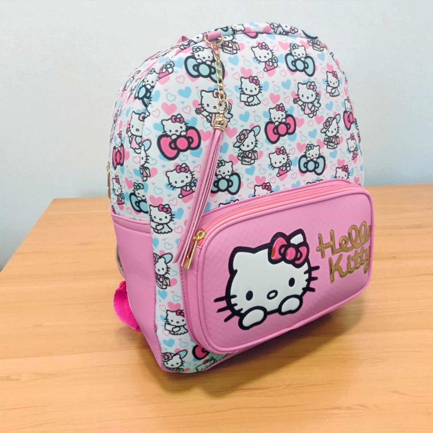 MOCHILA de dama Personajes divertida moderna exclusiva morada sintética alta calidad duradera