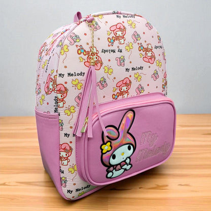 MOCHILA de dama Personajes divertida moderna exclusiva morada sintética alta calidad duradera