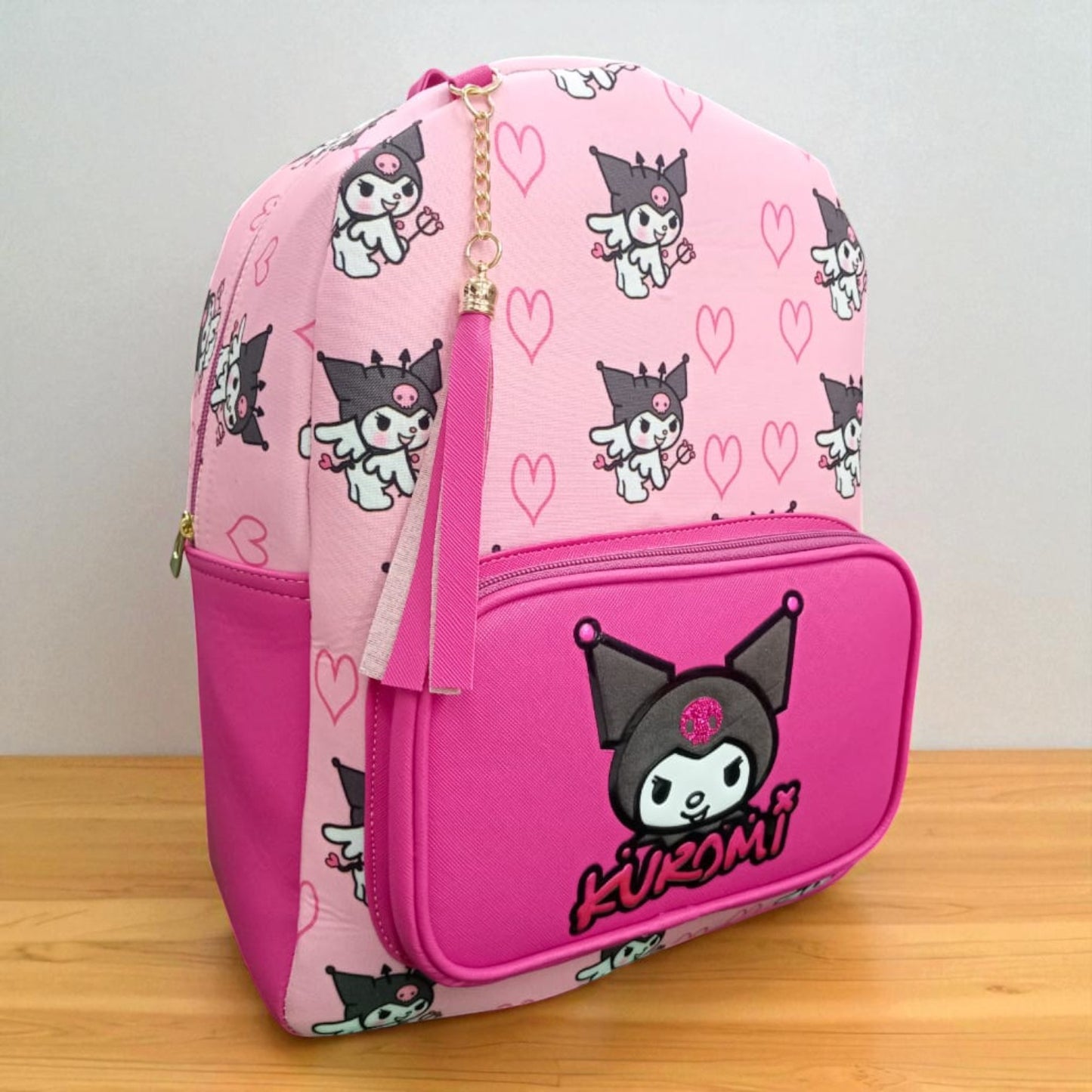 MOCHILA de dama Personajes divertida moderna exclusiva morada sintética alta calidad duradera