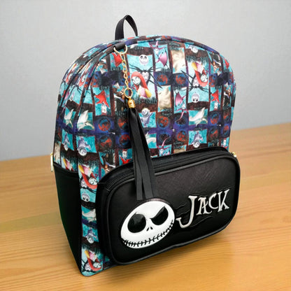 MOCHILA de dama Personajes divertida moderna exclusiva morada sintética alta calidad duradera