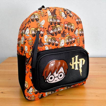 MOCHILA de dama Personajes divertida moderna exclusiva morada sintética alta calidad duradera