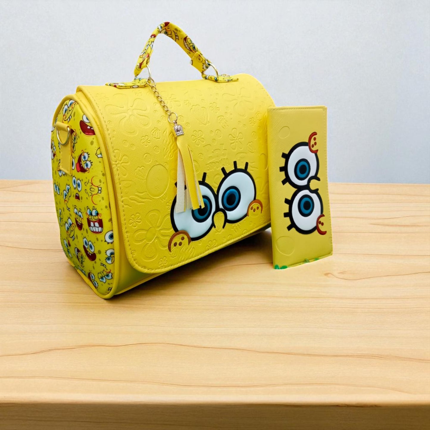 Bolsa de dama Personajes divertida moderna exclusiva morada sintética alta calidad duradera