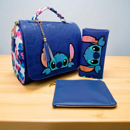 Bolsa de dama Personajes divertida moderna exclusiva morada sintética alta calidad duradera