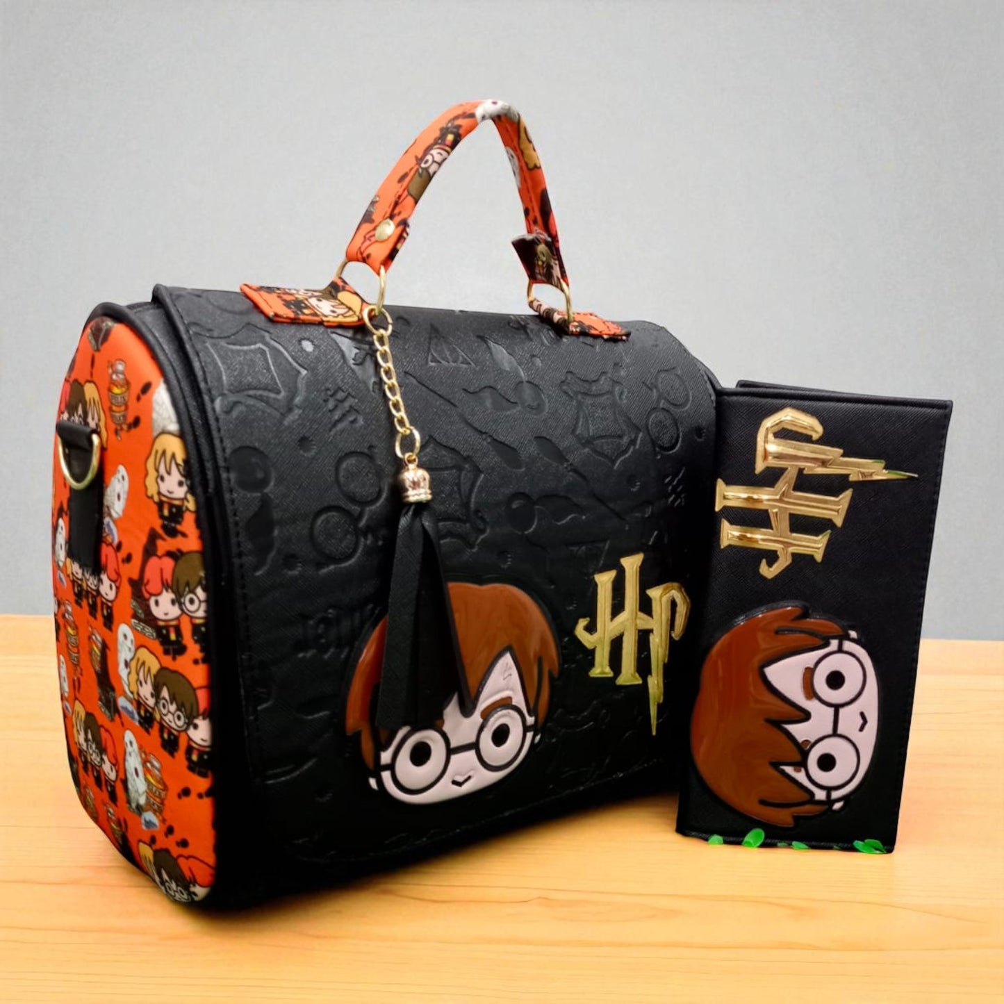 Bolsa de dama Personajes divertida moderna exclusiva morada sintética alta calidad duradera